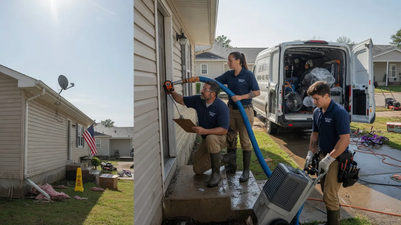 Ceiling Water Damage Restoration in Plainfield, IA near me